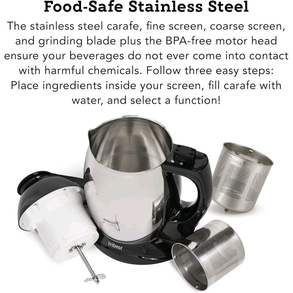 Tribest SB-130 Soyabella, Automatic Soy Milk and Nut Milk Maker Machine‎ B111